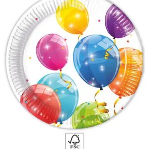 Lufis Sparkling papírtányér 8 db-os 23 cm FSC