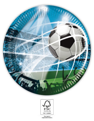 Focis Soccer Fans papírtányér 8 db-os 20 cm FSC - Image 2