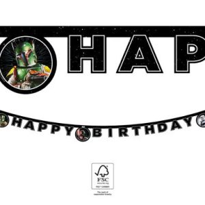 Star Wars Galaxy Happy Birthday felirat FSC 2 m
