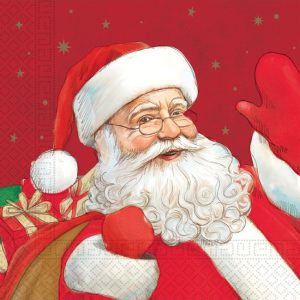 Karácsonyi Santa Claus szalvéta 20 db-os 33x33 cm FSC
