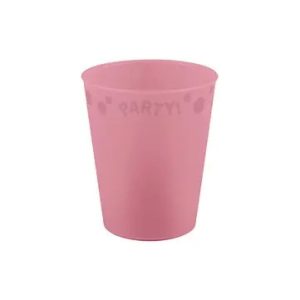 Rózsaszín Pastel Pink micro prémium műanyag pohár 250 ml