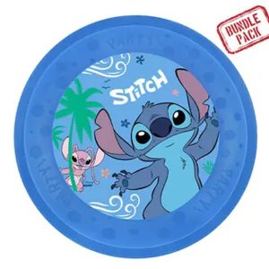 Disney Lilo és Stitch, A csillagkutya Angel micro prémium műanyag lapostányér 4 db-os szett 21
