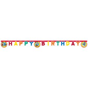 Disney Mickey Jump Into Fun Happy Birthday felirat FSC 2 m