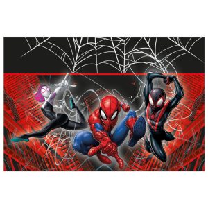 Pókember World of Webs műanyag asztalterítő 120x180 cm