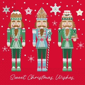 Karácsonyi Sweet Wishes szalvéta 20 db-os 33x33 cm FSC