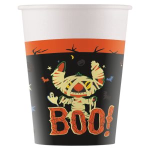 Disney Lilo és Stitch, A csillagkutya Halloween papír pohár 8 db-os 200 ml FSC