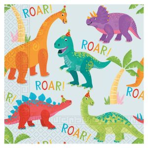 Dinoszaurusz Party szalvéta 20 db-os 33x33 cm