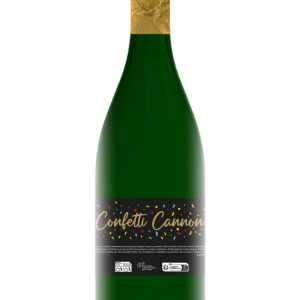 Színes Bottle konfetti kilövő 28 cm