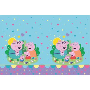 Peppa malac With Love műanyag asztalterítő 120x180 cm