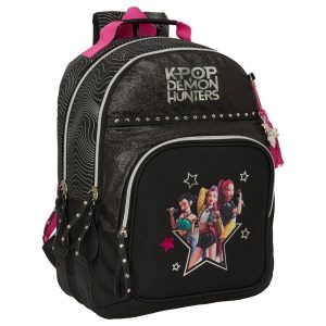 K-pop Démonvadászok Energy Black iskolatáska, táska 42 cm