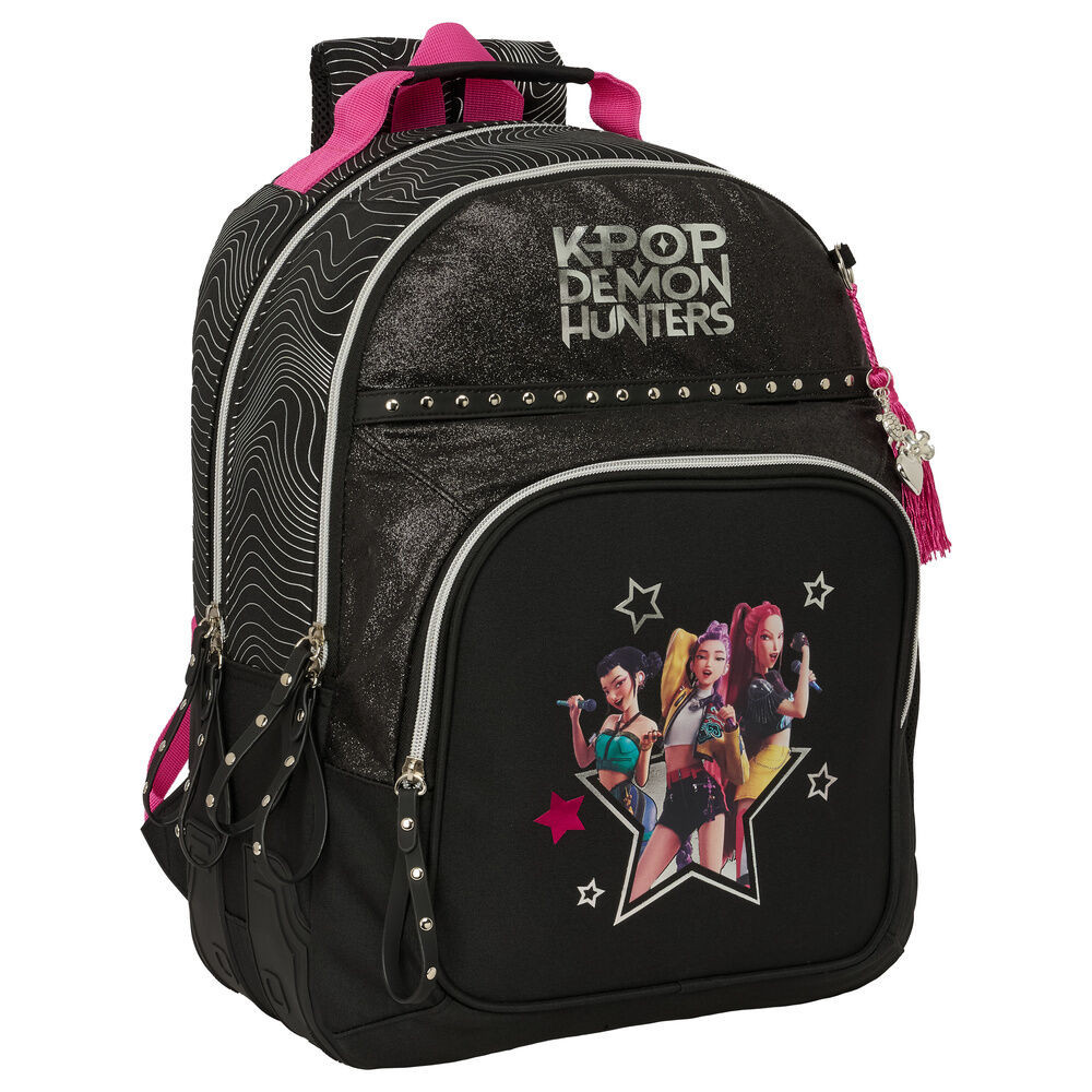 K-pop Démonvadászok Energy Black iskolatáska, táska 42 cm