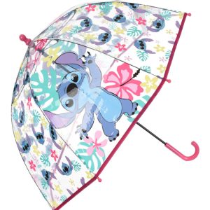 Disney Lilo és Stitch, A csillagkutya Island gyerek átlátszó esernyő Ø72 cm