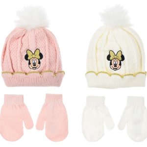 Disney Minnie Smile baba sapka + kesztyű szett 48-50 cm