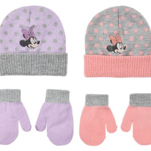 Disney Minnie Dots baba sapka + kesztyű szett 48-50 cm