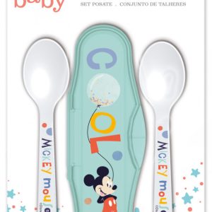 Disney Mickey Hello World baba utazó evőeszköz készlet