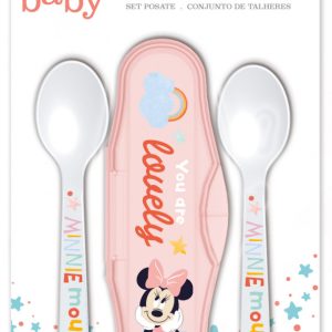Disney Minnie Ooh Lala! baba utazó evőeszköz készlet