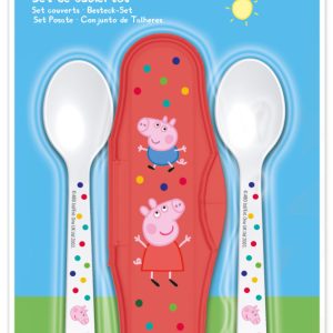Peppa malac Kindness baba utazó evőeszköz készlet