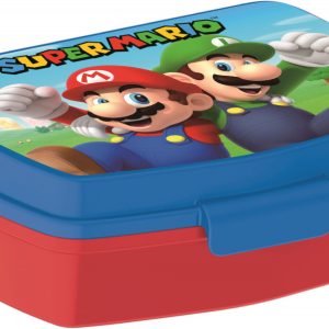 Super Mario Mushroom Kingdom funny műanyag szendvicsdoboz