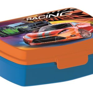 Racing Power Orange funny műanyag szendvicsdoboz