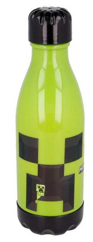 Minecraft Creeper műanyag kulacs csavaros kupakkal 560 ml