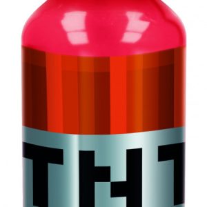 Minecraft TNT alumínium kulacs ivókupakkal 400 ml