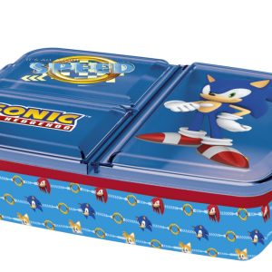 Sonic a sündisznó Speed több rekeszes uzsonnás doboz, szendvicsdoboz