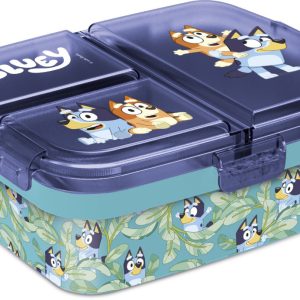 Bluey Leaves több rekeszes uzsonnás doboz, szendvicsdoboz XL