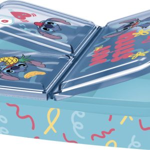 Disney Lilo és Stitch Just több rekeszes uzsonnás doboz, szendvicsdoboz
