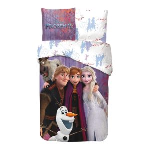 Disney Jégvarázs Magic Team ágyneműhuzat 140×200cm, 65x65 cm