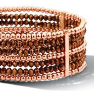 Victoria Barna köves rose gold színű karkötő