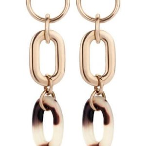 Victoria Rose gold színű színes fülbevaló