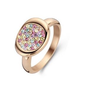 Victoria Rose gold színű színes köves gyűrű