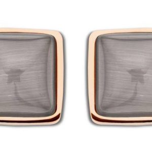 Victoria Rose gold színű barna köves fülbevaló