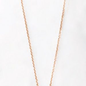 Victoria Rose gold színű barna mintás nyaklánc