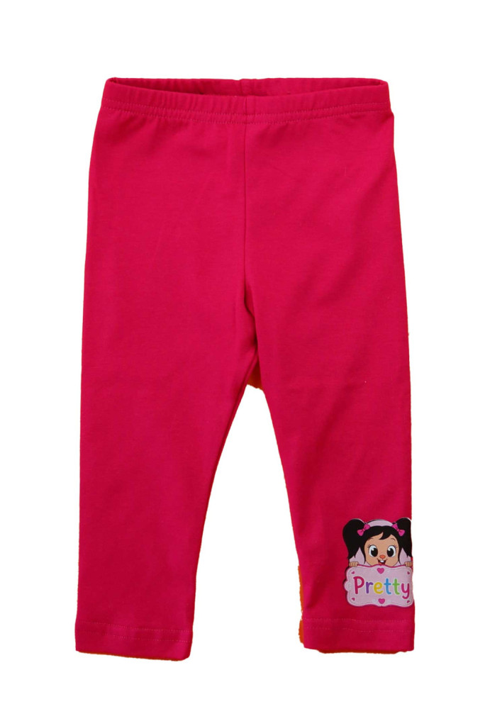 Kislány bolyhos leggings Kislány mintával