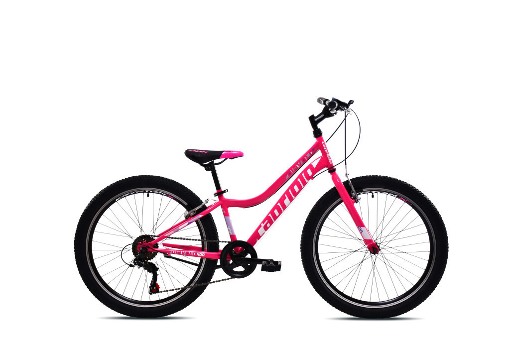 Capriolo Diavolo 400 24" gyerek kerékpár Pink-Lila