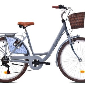 Capriolo Diana 26" 6 sebességes női városi kerékpár 18" Selyemszürke