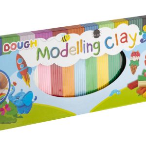 Színes Moxy modellező gyurma 16 db-os