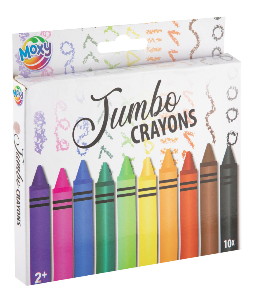Jumbo Moxy zsírkréta 10 db-os