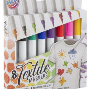 Színes Moxy textil filctoll 8 db-os