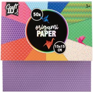 Színes Craft origami papír 15x15 cm