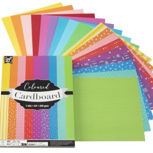 Színes, mintás Craft karton papír, rajzpapír A4