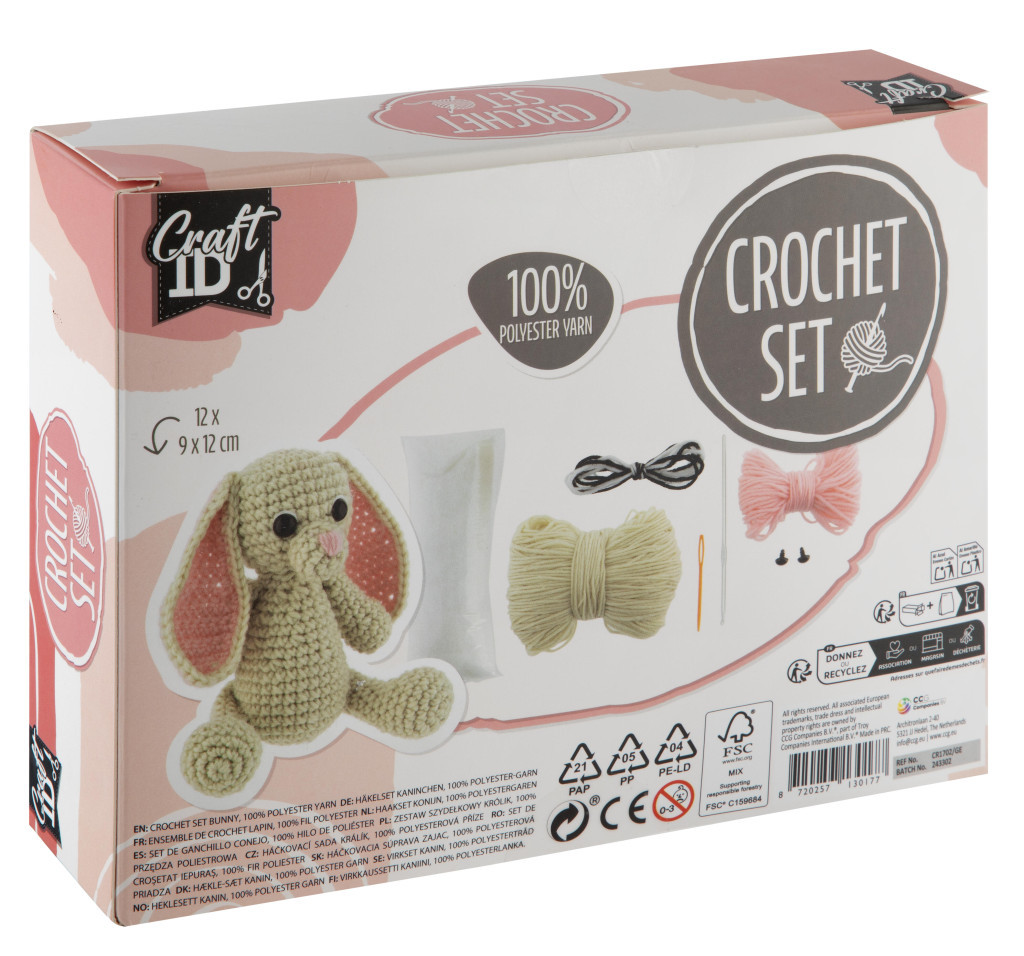 Nyuszi Craft kreatív horgoló szett - Image 2