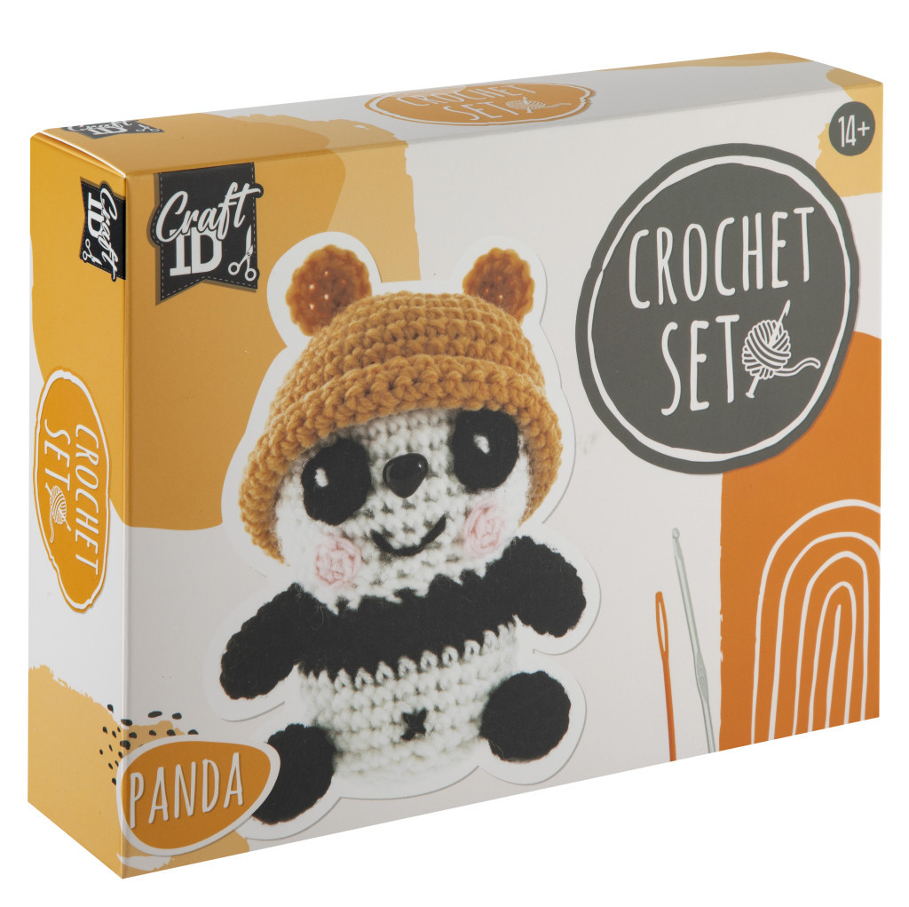 Panda kölyök Craft kreatív horgoló szett