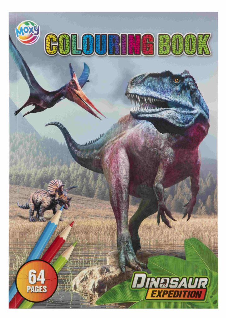 Dinoszaurusz Expedition színező 64 oldal