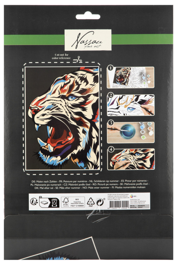 Tigris Nassau számfestő készlet - Image 2
