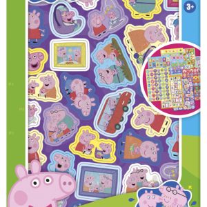 Peppa malac Family csillámos matricás album 8 ív