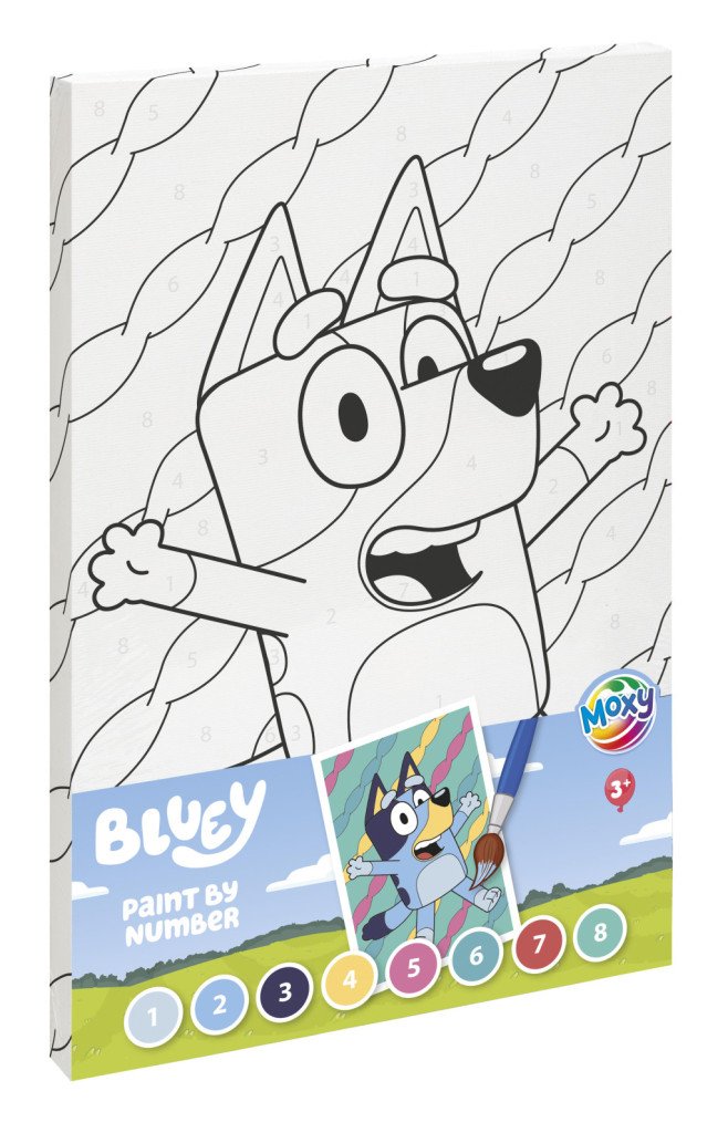 Bluey Happy számos kifestő szett