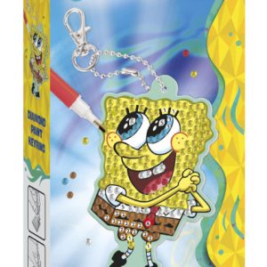 SpongyaBob Smile gyémántszemes kulcstartó készítő szett