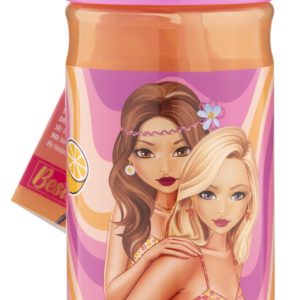 Csajos Besties műanyag szívószálas kulacs akasztóval 450 ml